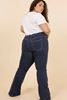 Picture of CURVY GIRL FLARED STRETCH BLUE JEANS